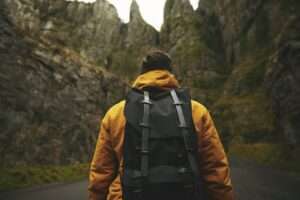 Man walking in Forest